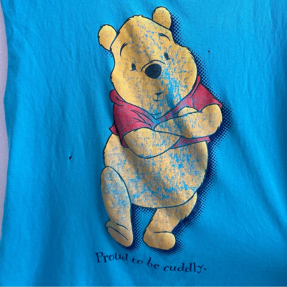 Vintage Winnie the Pooh distressed muscle tee - Picture 3 of 5